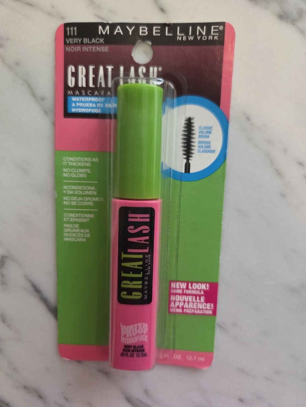 Maybelline Great Lash Waterproof Mascara — Very Black #111